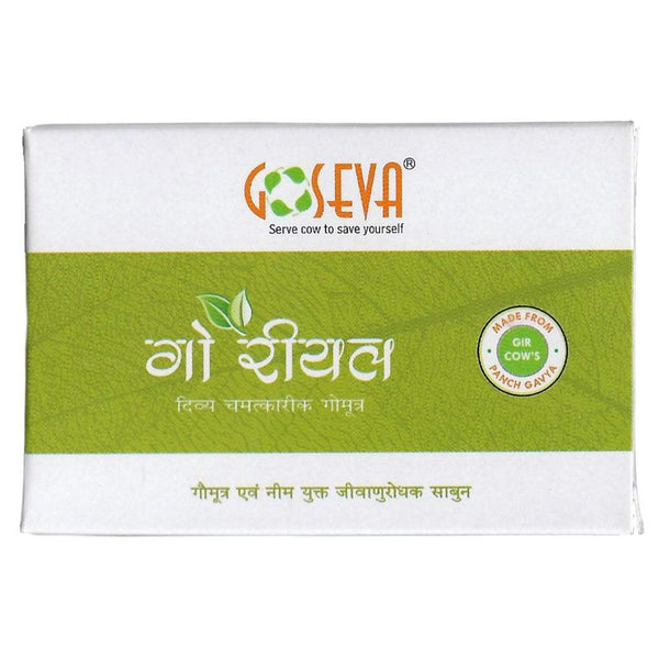 GoSeva Cow Urine & Neem Anti Bacterial Soap 65 GM