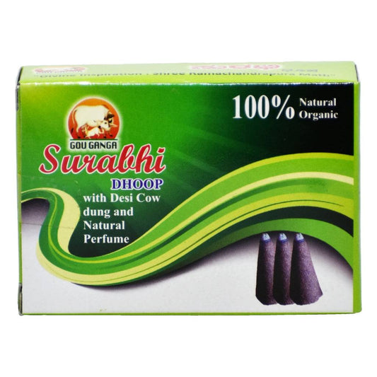 Gou Ganga Surbhi Cow Dung Dhoop Batti - 15 Cones