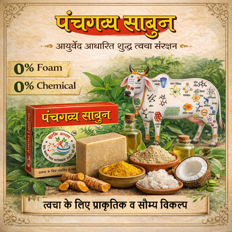 Surbhi Panchgavya Cow Sung Soap 80 GM