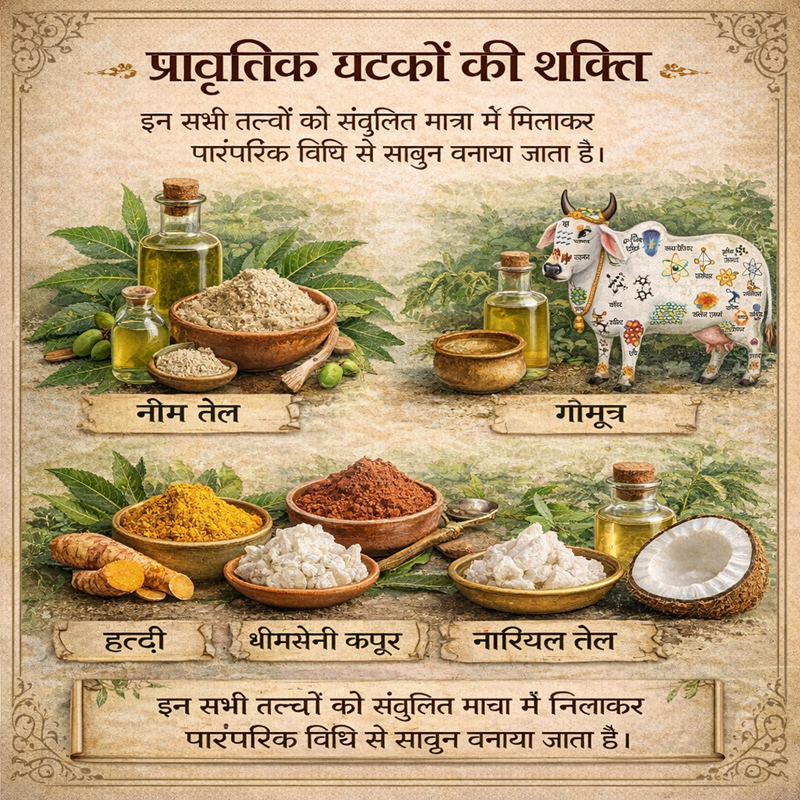 Surbhi Panchgavya Cow Sung Soap 80 GM